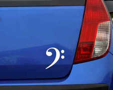 Bassschlüssel Aufkleber