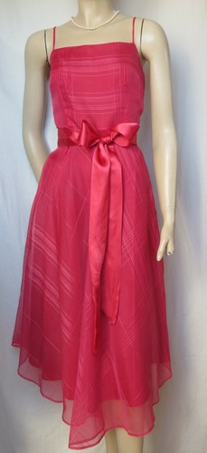 Seidenkleid pink rot - 38,