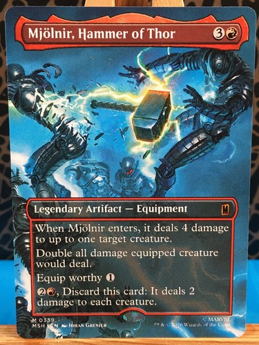 Mtg mjolnir hammer - -, of