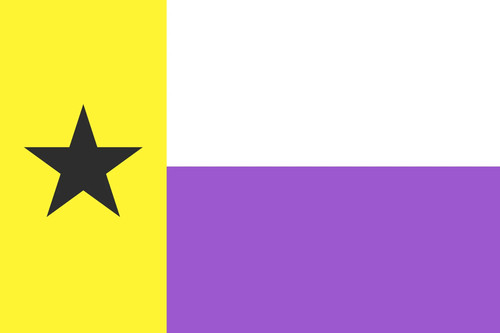Texas regenbogen bootsfahne - texas,