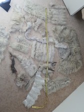 Pelzreste Polarfuchs Basteln Konvolut Pelz Fell Reste N 15