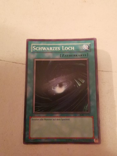 Karte schwarzes loch - yu-gi-oh!,