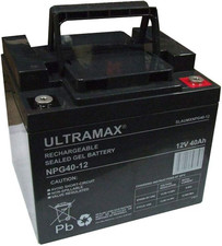 ULTRAMAX 12V 40AH AGM/GEL ERSETZT 38AH 42AH 44AH 45AH MOBILITÄTSROLLER AKKU