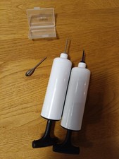 2 x Ballpumpe Gymnastikball Fußballpumpe Luftpumpe Ball Pumpe Handluftpumpe