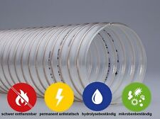 Profi PU Absaugschlauch Smartflex 0,4 schwer entflammbar DIN 4102 B1 (Meterware)