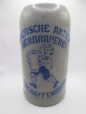 Alter Bierkrug ~  Bayerische Aktien Bierbrauerei BABA Aschaffenburg  ~