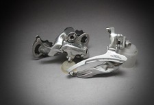 Shimano Ultegra RD 6500 + FD 6503 Triple Derailleur Set / 9 Sp / 2000s / Braze