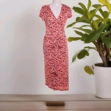 Conleys* Jerseykleid* Wickelkleid* Rot GEBLÜMT * Gr. M* TOP - ❤️