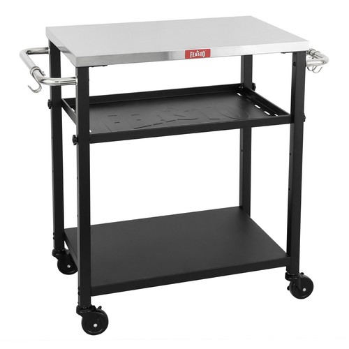 Mobiler grilltisch mit - grilltisch,