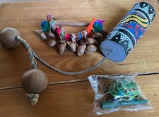 Springdrum Frosch Percussion Rassel Tobillernuss Thelevi Musiktherapie Impro