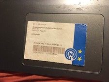 sammler Ticket football Grasshoper vc FC Zurich  01.10.2022