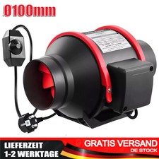 100mm Inline-Rohrventilator