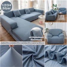 Sofabezug Ecksofa L Form Ecksofa Stretch Sofa Überzug Couchbezug 1/2/3/4 Sitzer