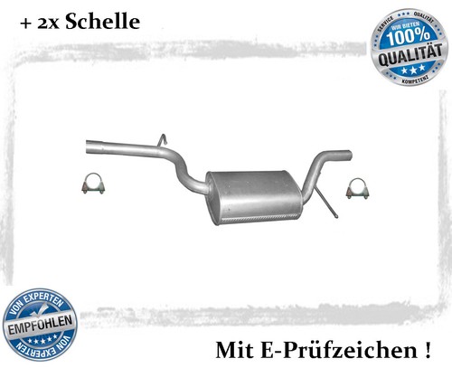 Mittelschalldämpfer passat - vw,