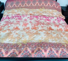 Bassetti gesteppte Tagesdecke AGRIGENTO rose beige 265/260 Schondecke Neu XXL