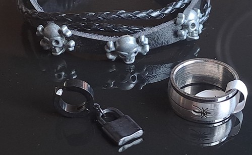 Herren schmuckset gothic - herren,