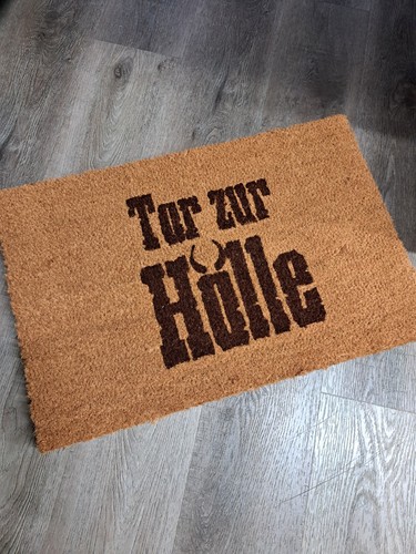 Fußmatte kokos tor - fußmatte,
