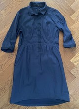 Cinque Hemdblusenkleid dunkelblau blau navy Kleid Gr. 36 -38 S/M 3/4 Arm 