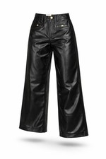 XL 42 Kunstleder Hose Damen