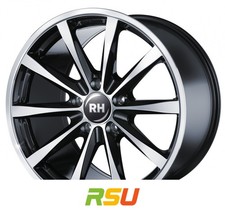 Alurad schwarz voll - rh,