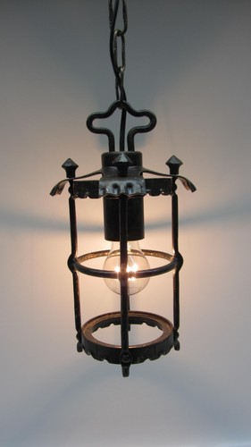 Kunstschmiedeeisen lampe - kunstschmiedeeisen,