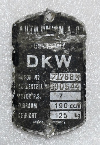 Dkw 200 schild - 200,