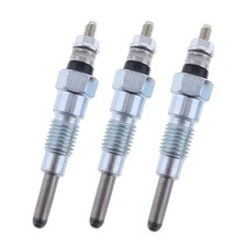 3tlg Glühkerze Silber für