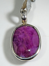 großer Anhänger Rubin Silber 925 Einzelstück  Unikat 266