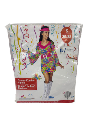 Kostüm hippie kleid - kleid, gr.