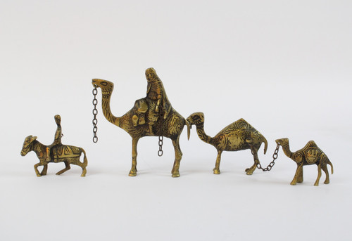 Karawane messing figuren - karawane,