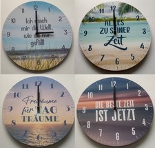 Wanduhr Uhr Wand Deko Holz 28