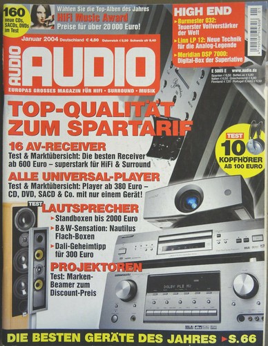 Audio januar 2004 - 2004, av-receiver
