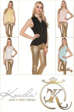 Sexy Chiffon Bluse ärmellos