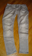 Jeans Hose, sehr ausgefallener Schnitt, BUENA VISTA, Gr. XL, Grau