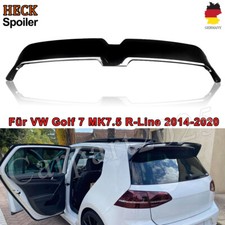 Heckspoiler Dachspoiler Schwarz Glanz für VW Golf 7 MK7.5 R-Line Limousine 13-20