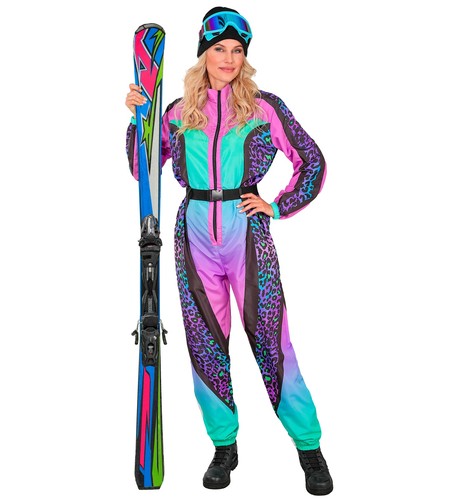 Skianzug leopardenmuster bunt - leopardenmuster,