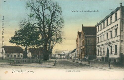 Ansichtskarte hermsdorf mark - ansichtskarte,