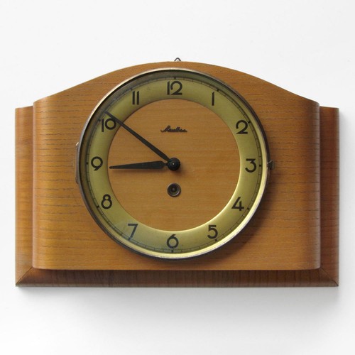 50er 60er mauthe wanduhr - wanduhr, aus
