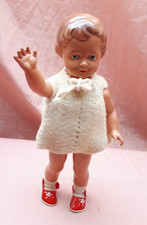 Alte SCHILDKRÖT Puppe 50er 60er Jahre Vintage 25 cm gemarkt