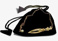 Pendel Messing vergoldet mit