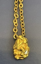 Goldnugget Mit Kleinem Brillanten