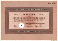 Bremer strassenbahn 1959 - bremer, ag
