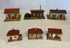 Vau Pe H0 6 Häuser 1022 - 1025 - 1028 - 164 - 2011 - 1028 60er Jahre