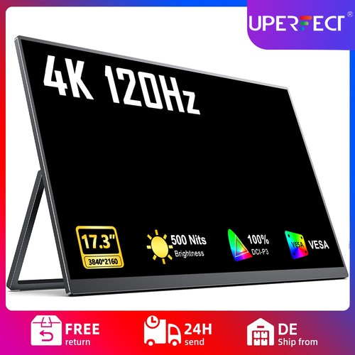 Uperfect zoll 4k 120hz - 17,3,