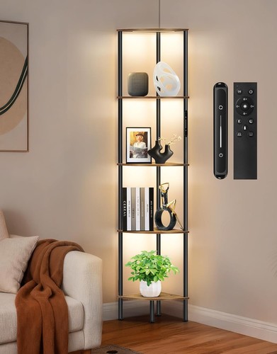 Eck stehlampe mit - eck, regal,