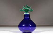 Venini Murano Monofiore 100.41 Vase Laura De Santillana Glas Flakon 13cm 1990