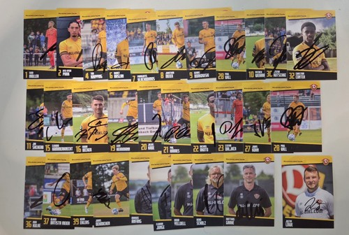 Dynamo dresden autogrammkarten - dynamo,