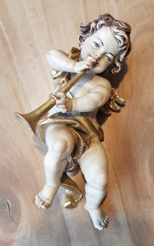 Barocker engel putto mit - barocker,