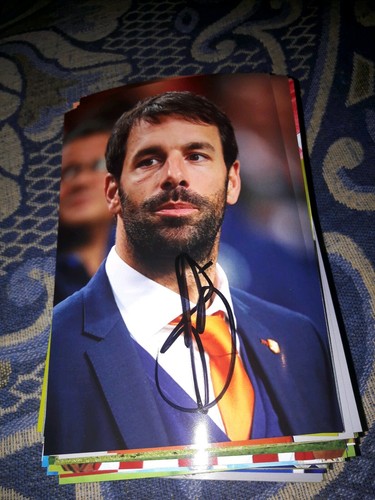 Signiertes foto ruud van - foto,