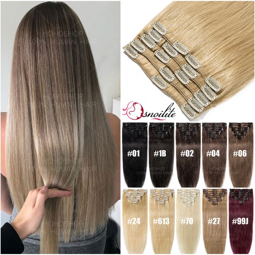 Damen clip 100 remy - in,